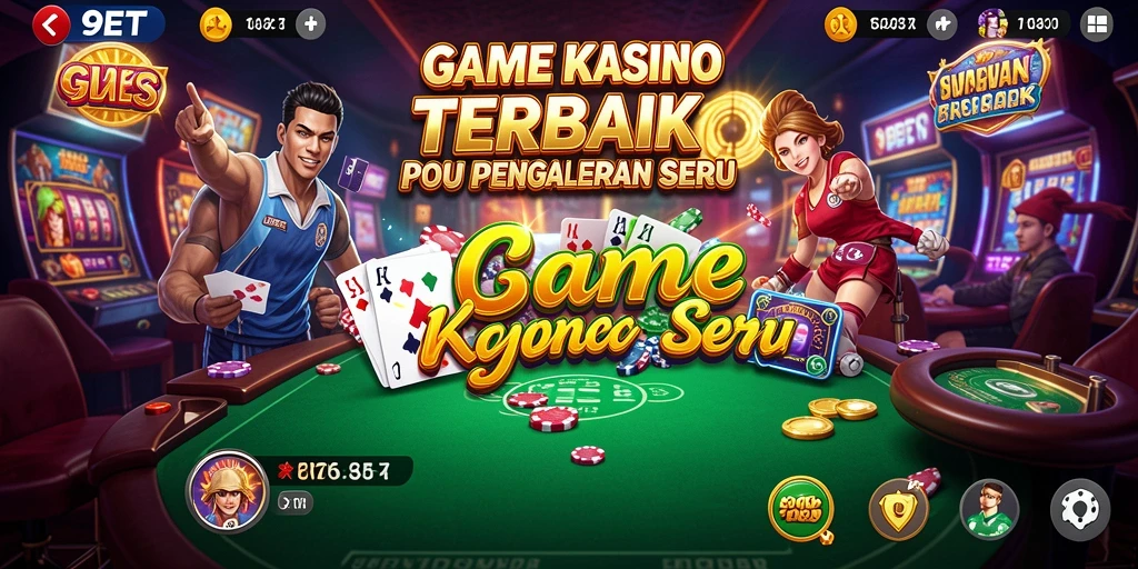 Screenshot gameplay <strong>9ET</strong> yang menampilkan suasana kasino yang memukau.