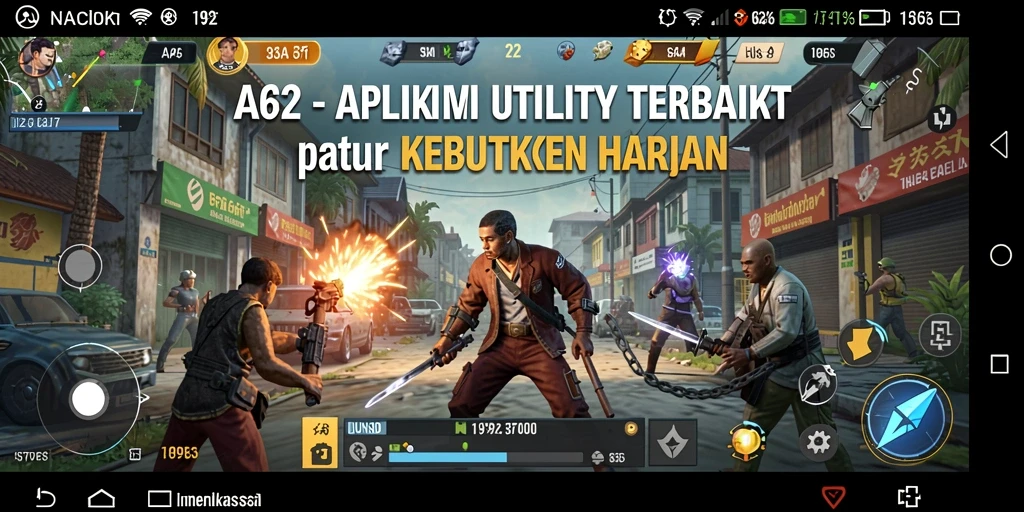 Screenshot utama AA62 menunjukkan antarmuka aplikasi Utility yang menarik dan mudah digunakan.