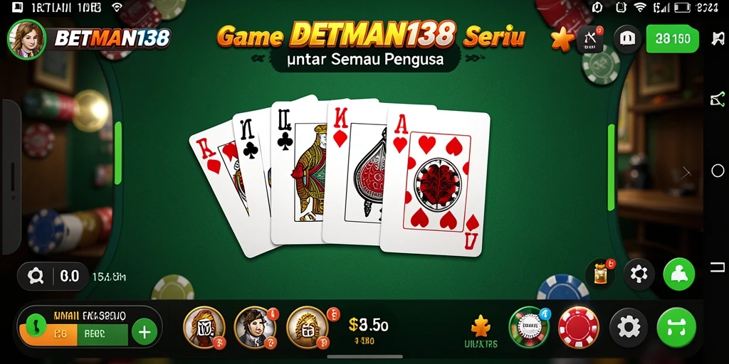 Tampilan menarik dari gameplay domino BETMAN138.