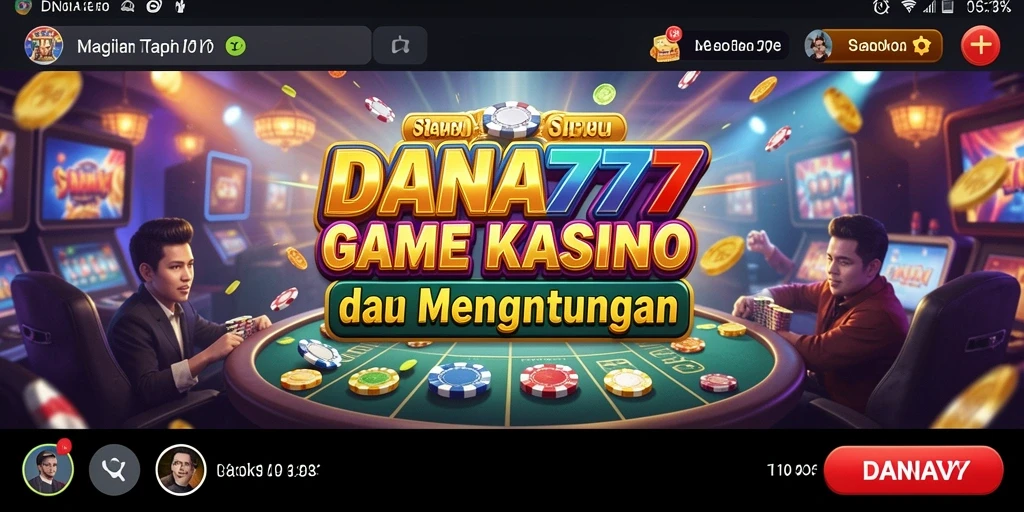 Tampilan gameplay seru dan menarik dalam DANA777.