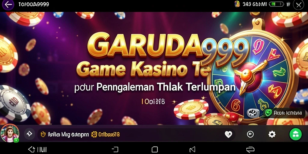Tampilan permainan Kasino yang menakjubkan di GARUDA999.