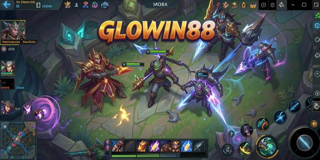 Tampilan menakjubkan dari gameplay GLOWIN88 dalam aksi.