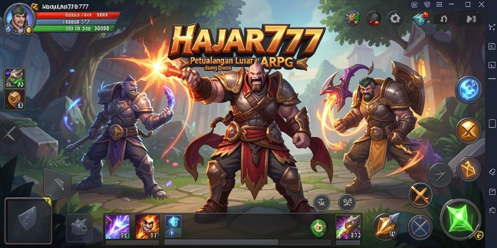 Gameplay seru dan grafis memukau dalam HAJAR777.