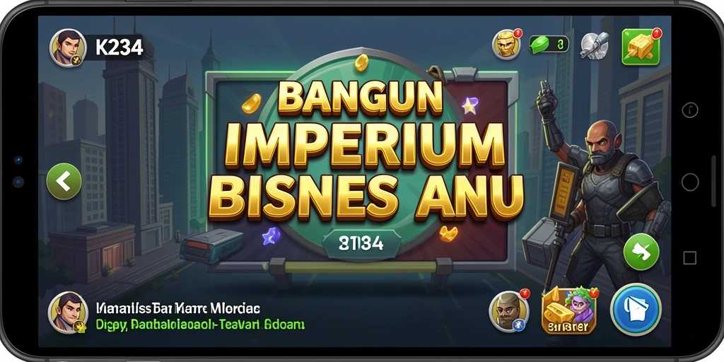 Tampilan gameplay K234 yang penuh aksi dan strategi Tycoon.