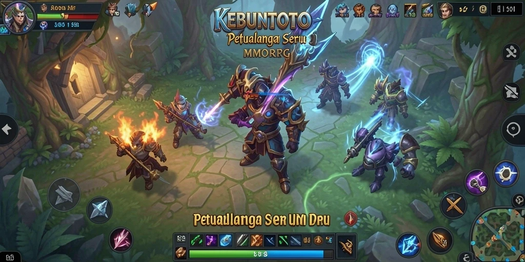 Gameplay seru dan interaktif dalam KEBUNTOTO.