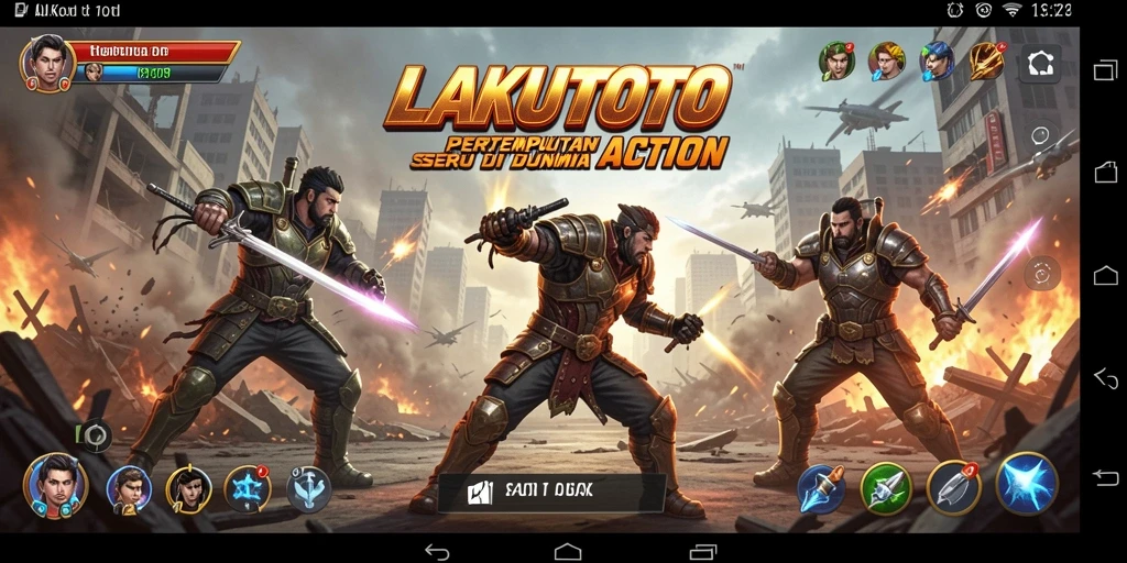 Tampilan gameplay seru dan menegangkan di LAKUTOTO.