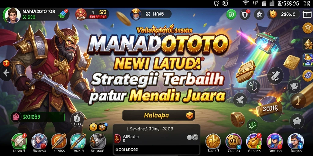 Tampilan aksi seru dalam permainan strategi MANADOTOTO.