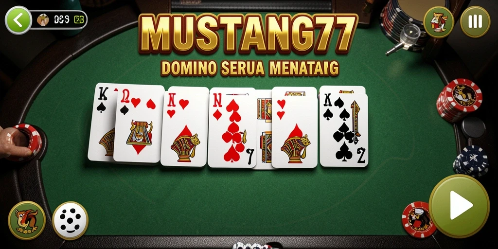 Tampilan gameplay seru dan menarik dari MUSTANG77.