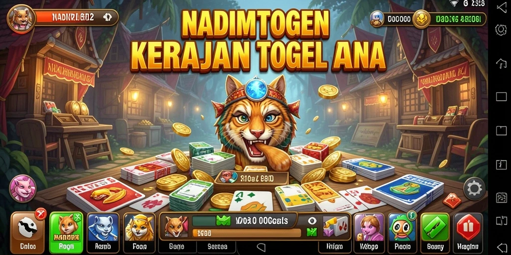 Screenshot gameplay NADIMTOGEL menampilkan proses pengelolaan bisnis togel yang menarik.