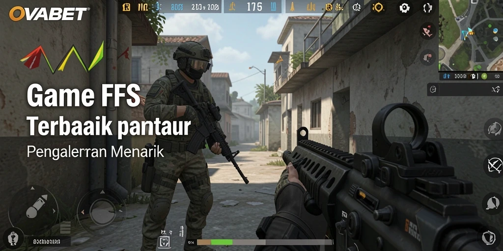 Screenshot menunjukkan aksi menegangkan dalam gameplay FPS.