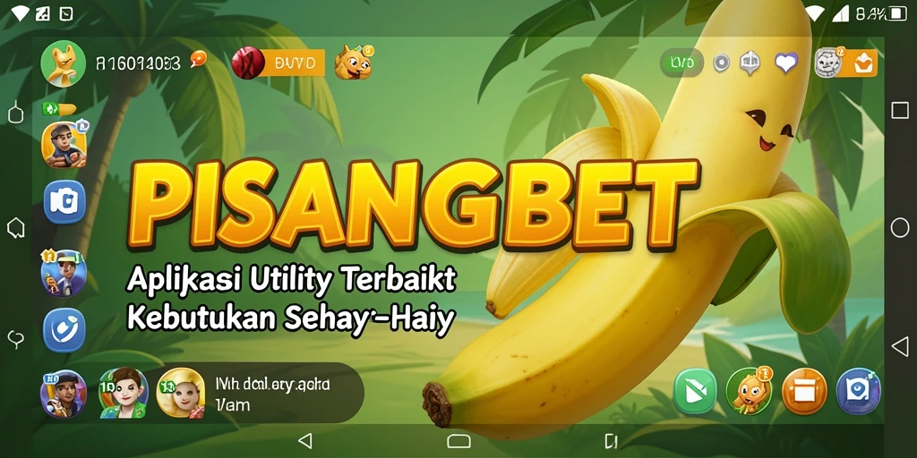 Tampilan antarmuka PISANGBET yang intuitif dan mudah digunakan.