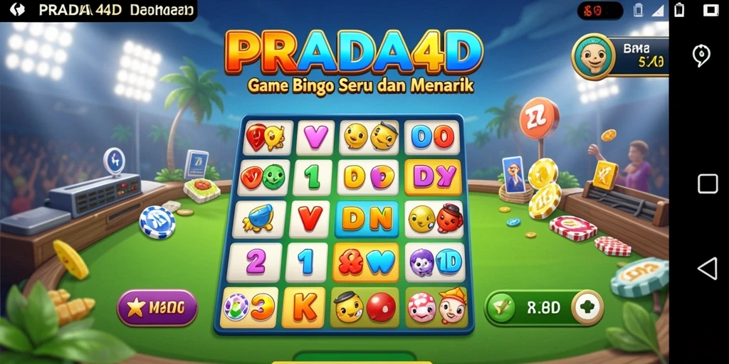 Tampilan gameplay <strong>PRADA4D</strong> yang seru dan interaktif di Bingo.