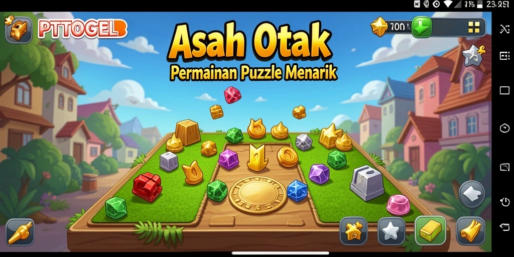 Screenshot PTTOGEL menunjukkan gameplay Puzzle yang seru.