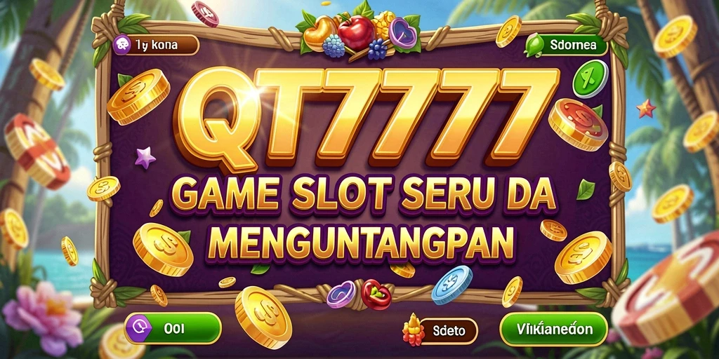 Tampilan gameplay seru dan menarik dalam game Slot QT777.