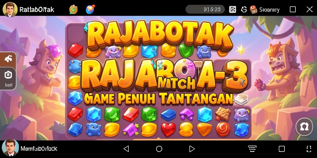 Tangkapan layar gameplay RAJABOTAK yang seru dan penuh warna.