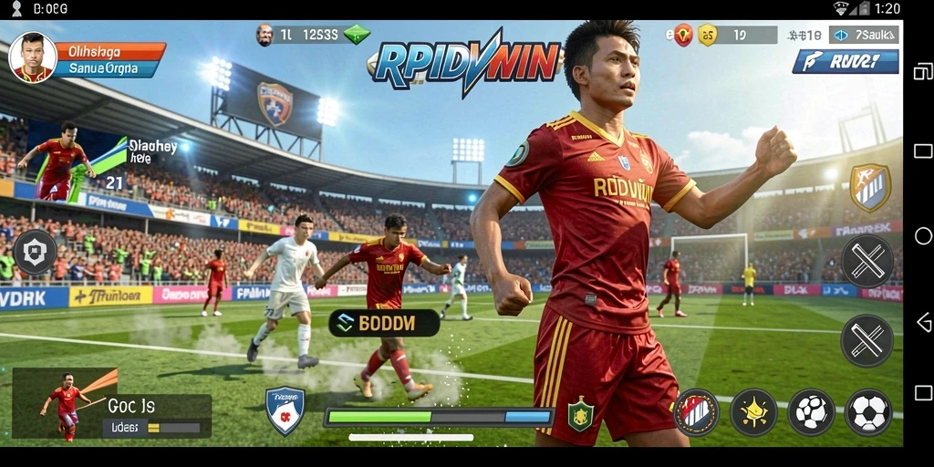 Tampilan gameplay RPIDWIN yang menarik dan dinamis dalam olahraga.