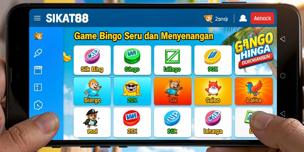 Tampilan gameplay SIKAT88 yang menyenangkan dan interaktif.
