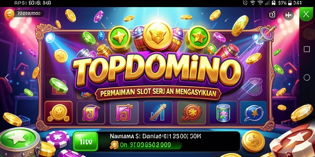 Gameplay SLOT TOPDOMINO yang mengasyikkan dan penuh warna.
